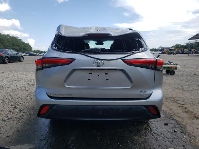5TDGZRAH0NS115991 - 2022 TOYOTA HIGHLANDER XLE SILVER photo 6