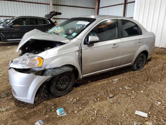 KL1TD56668B097299 - 2008 CHEVROLET AVEO BASE SILVER photo 1
