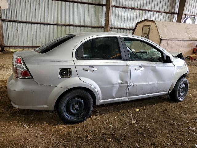 KL1TD56668B097299 - 2008 CHEVROLET AVEO BASE SILVER photo 3