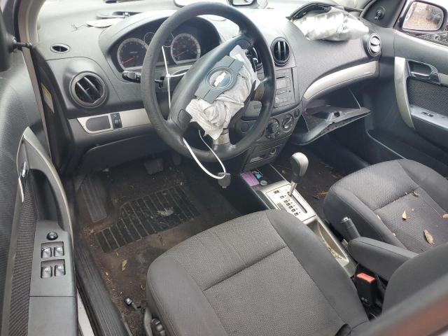 KL1TD56668B097299 - 2008 CHEVROLET AVEO BASE SILVER photo 8