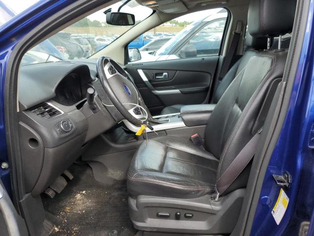 2FMDK4JC3DBA77232 - 2013 FORD EDGE SEL BLUE photo 7