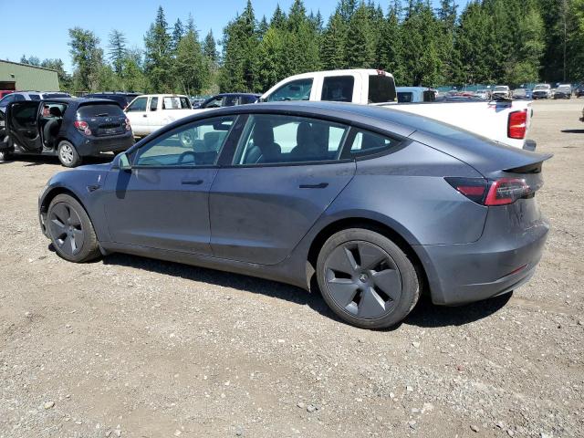 5YJ3E1EB1NF260513 - 2022 TESLA MODEL 3 GRAY photo 2