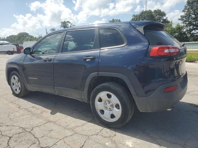 1C4PJLAB2EW185220 - 2014 JEEP CHEROKEE SPORT BLUE photo 2