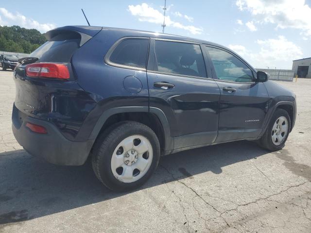 1C4PJLAB2EW185220 - 2014 JEEP CHEROKEE SPORT BLUE photo 3