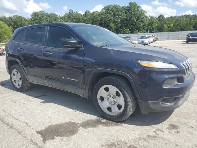 1C4PJLAB2EW185220 - 2014 JEEP CHEROKEE SPORT BLUE photo 4