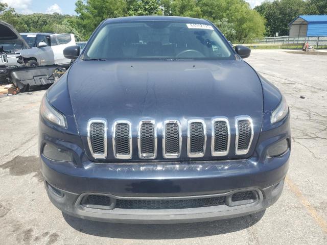 1C4PJLAB2EW185220 - 2014 JEEP CHEROKEE SPORT BLUE photo 5