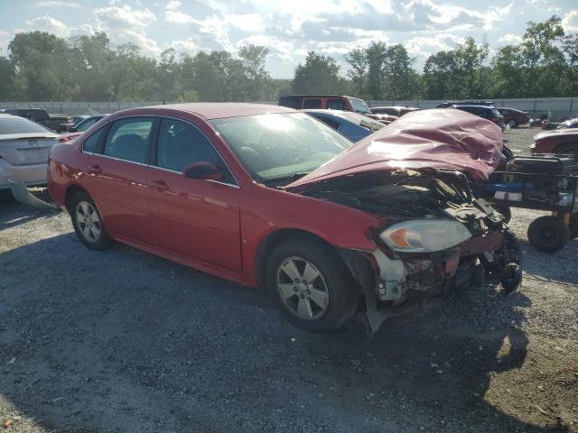 2G1WT57K491156123 - 2009 CHEVROLET IMPALA 1LT RED photo 4