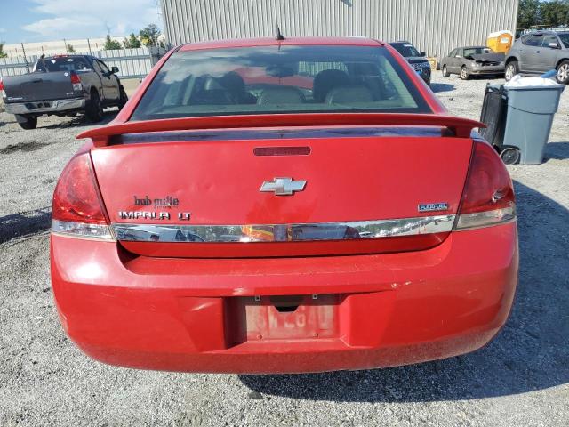 2G1WT57K491156123 - 2009 CHEVROLET IMPALA 1LT RED photo 6