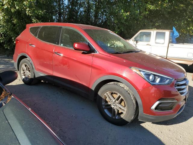 5XYZTDLB9HG472383 - 2017 HYUNDAI SANTA FE S RED photo 4