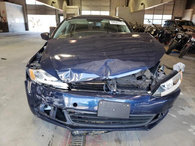 3VW1K7AJXEM384031 - 2014 VOLKSWAGEN JETTA BASE 蓝色 照片 5