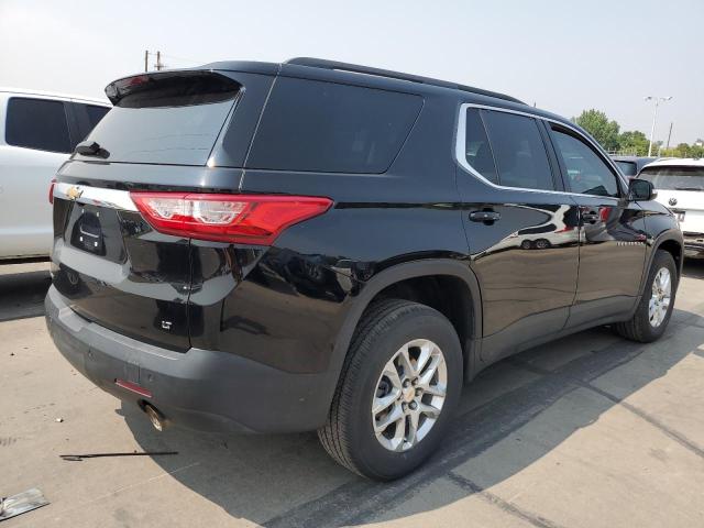 1GNEVHKW1MJ209276 - 2021 CHEVROLET TRAVERSE LT BLACK photo 3