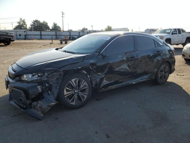 SHHFK7H7XJU400728 - 2018 HONDA CIVIC EXL შავი ფოტო 1