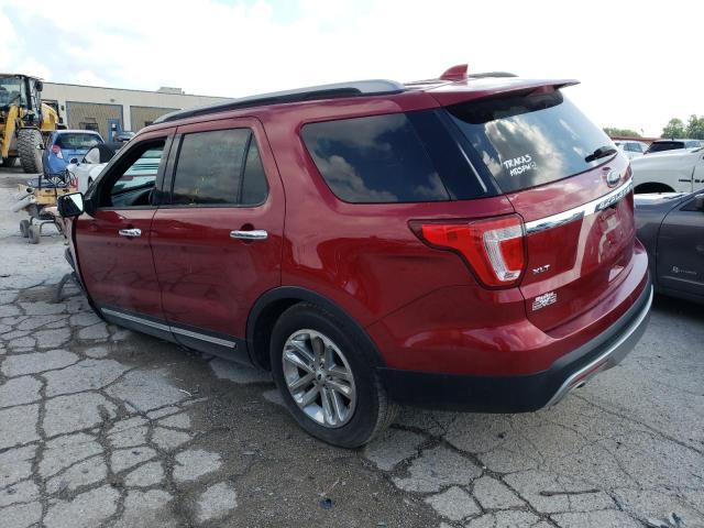 1FM5K7D8XGGC82511 - 2016 FORD EXPLORER XLT წითელი ფოტო 2