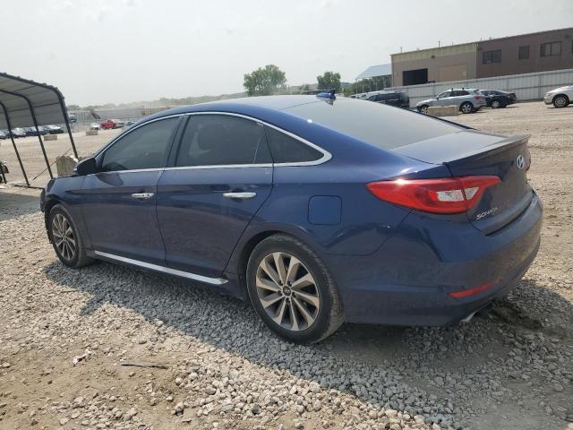 5NPE34AF5FH060164 - 2015 HYUNDAI SONATA SPORT BLUE photo 2