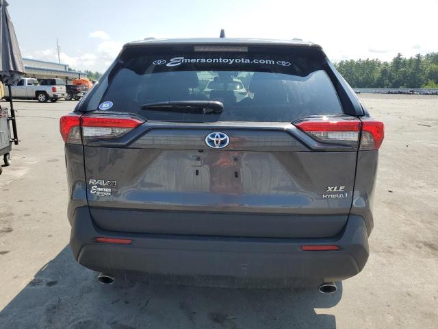 4T3RWRFV1NU057159 - 2022 TOYOTA RAV4 XLE ნაცრისფერი ფოტო 6