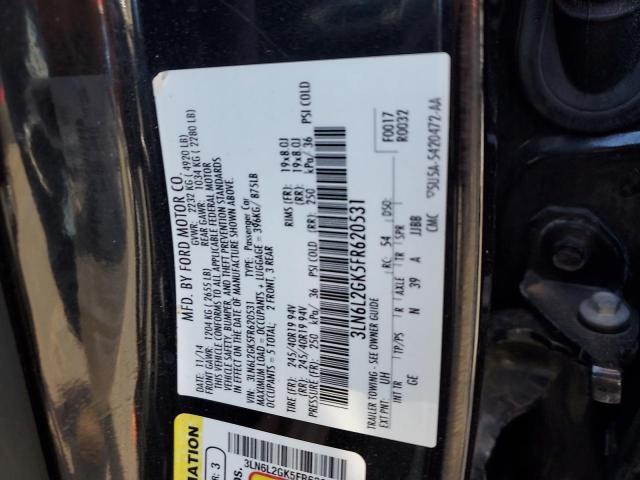 3LN6L2GK5FR620531 - 2015 LINCOLN MKZ 黑色 照片 12