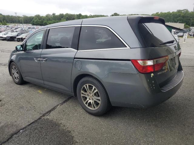 5FNRL5H43BB031055 - 2011 HONDA ODYSSEY EX GRAY photo 2