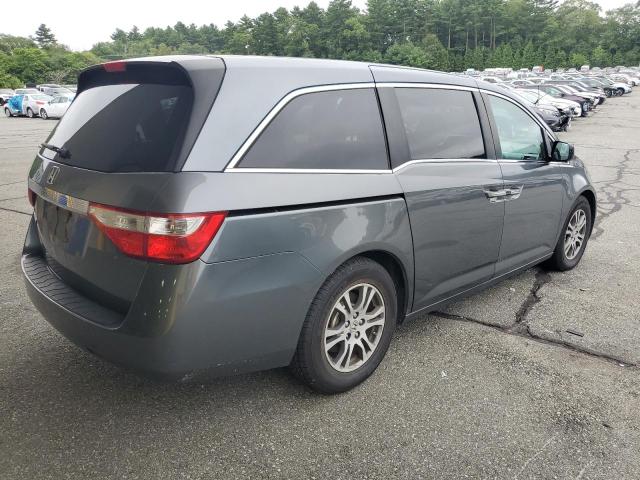 5FNRL5H43BB031055 - 2011 HONDA ODYSSEY EX GRAY photo 3