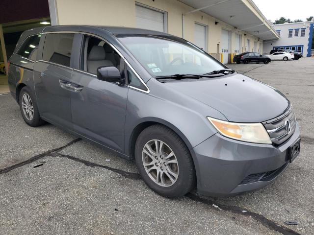 5FNRL5H43BB031055 - 2011 HONDA ODYSSEY EX GRAY photo 4