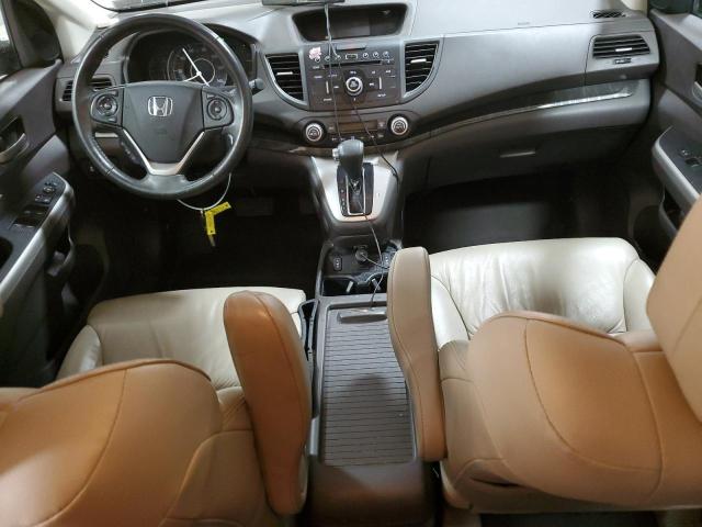 5J6RM4H72EL021162 - 2014 HONDA CR-V EXL WHITE photo 8