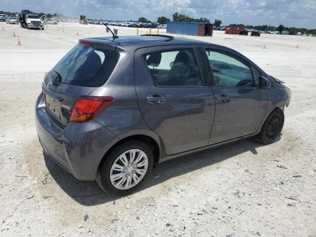 VNKKTUD31FA028282 - 2015 TOYOTA YARIS CHARCOAL photo 3