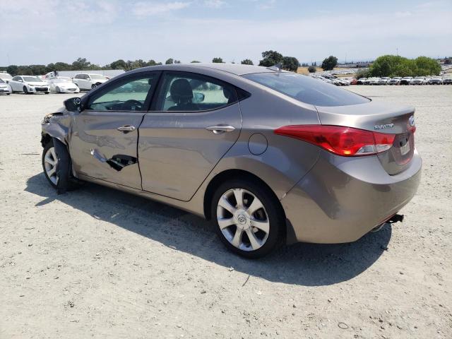 5NPDH4AE3DH415544 - 2013 HYUNDAI ELANTRA GLS SILVER photo 2