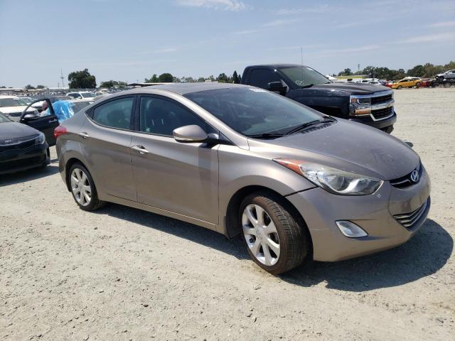 5NPDH4AE3DH415544 - 2013 HYUNDAI ELANTRA GLS SILVER photo 4