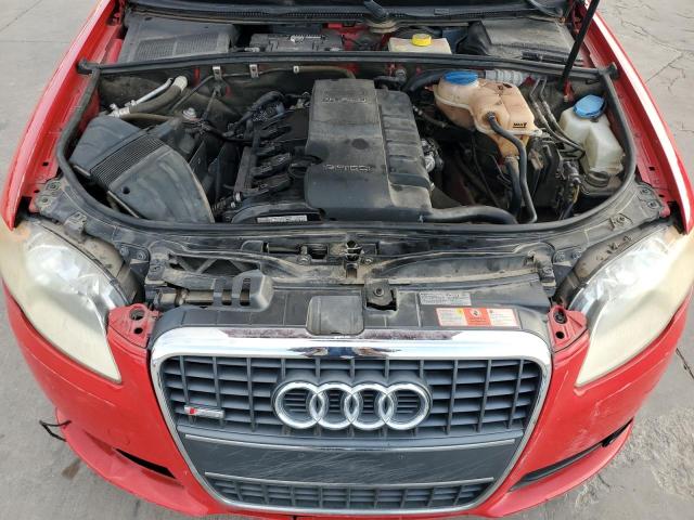 WAUAF78E28A167264 - 2008 AUDI A4 2.0T RED photo 11