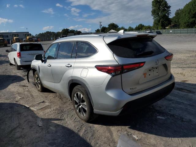 5TDHZRAH9LS500581 - 2020 TOYOTA HIGHLANDER XLE Արծաթագույն լուսանկար 2