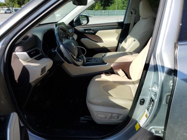 5TDHZRAH9LS500581 - 2020 TOYOTA HIGHLANDER XLE Արծաթագույն լուսանկար 7