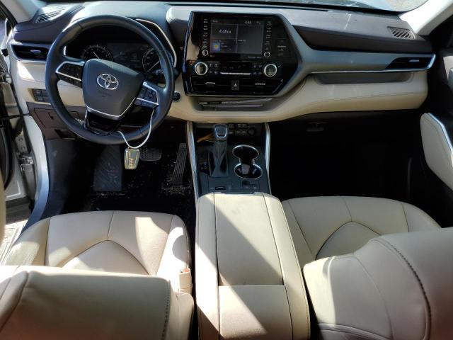 5TDHZRAH9LS500581 - 2020 TOYOTA HIGHLANDER XLE Արծաթագույն լուսանկար 8