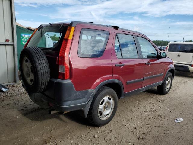 JHLRD78492C015998 - 2002 HONDA CR-V LX BURGUNDY photo 3