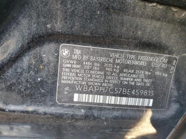 WBAPH7C57BE459813 - 2011 BMW 328I I BLACK photo 10