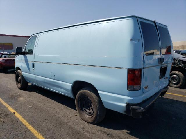 1FTRE14W65HA80362 - 2005 FORD ECONOLINE E150 VAN BLUE photo 2