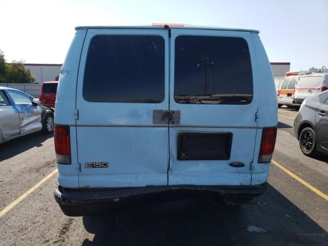 1FTRE14W65HA80362 - 2005 FORD ECONOLINE E150 VAN BLUE photo 6