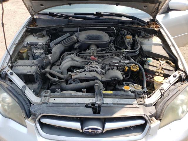 4S3BL626057219754 - 2005 SUBARU LEGACY 2.5I LIMITED SILVER photo 11