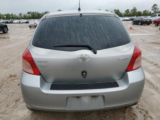 JTDJT923X75070593 - 2007 TOYOTA YARIS SILVER photo 6