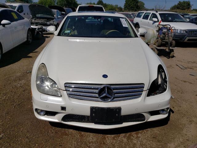 WDDDJ72X38A126091 - 2008 MERCEDES-BENZ CLS 550 WHITE photo 5