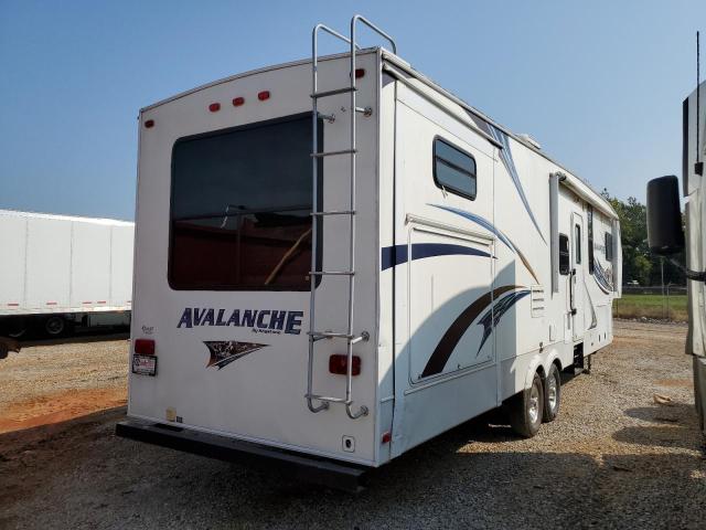 4YDF34128CE760562 - 2012 KEYSTONE AVALANCHE WHITE photo 4