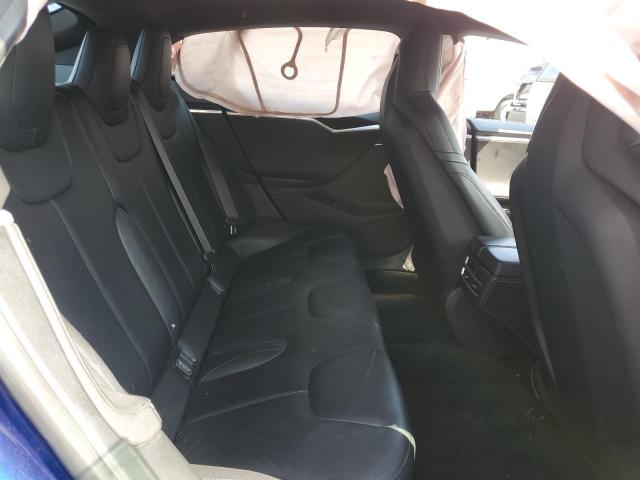 5YJSA1E47FF111050 - 2015 TESLA MODEL S Կապույտ լուսանկար 10