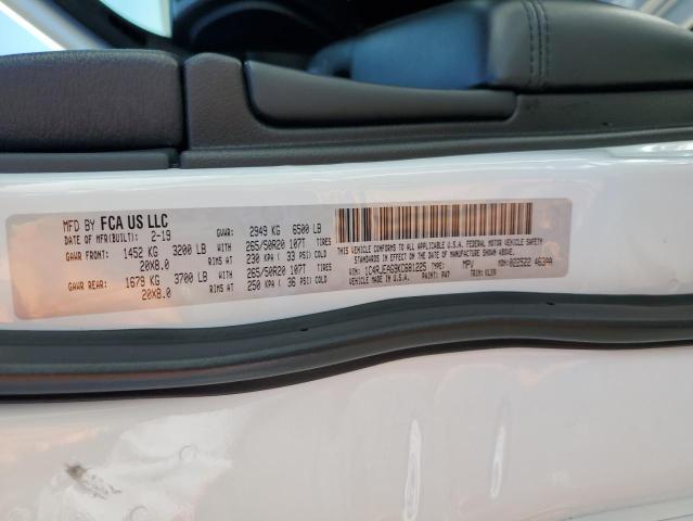 1C4RJEAG9KC681225 - 2019 JEEP GRAND CHER LAREDO WHITE photo 13