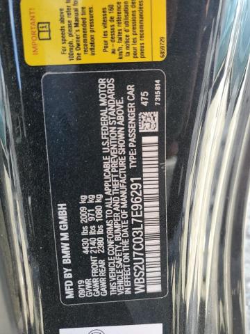 WBS2U7C03L7E96291 - 2020 BMW M2 COMPETITION BLACK photo 13