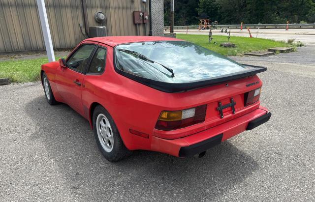 WP0AA0946HN451245 - 1987 PORSCHE 944 S RED photo 3