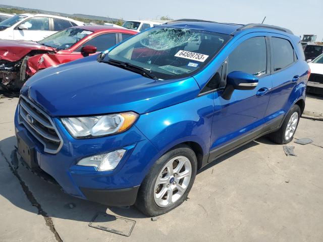 MAJ3S2GE5KC298962 - 2019 FORD ECOSPORT SE BLUE photo 1