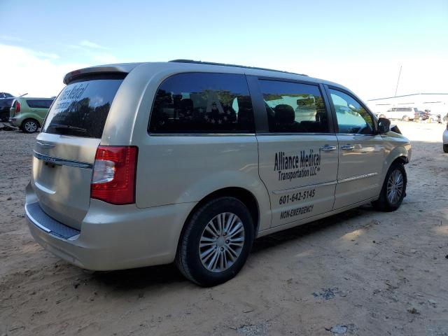 2C4RC1CG5ER454576 - 2014 CHRYSLER TOWN & COU TOURING L TAN photo 3