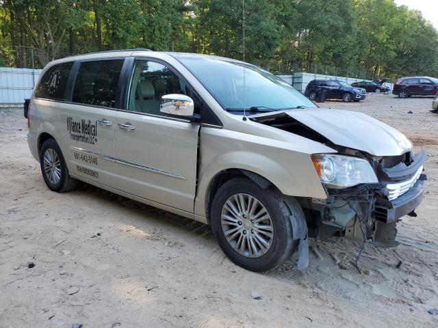 2C4RC1CG5ER454576 - 2014 CHRYSLER TOWN & COU TOURING L TAN photo 4