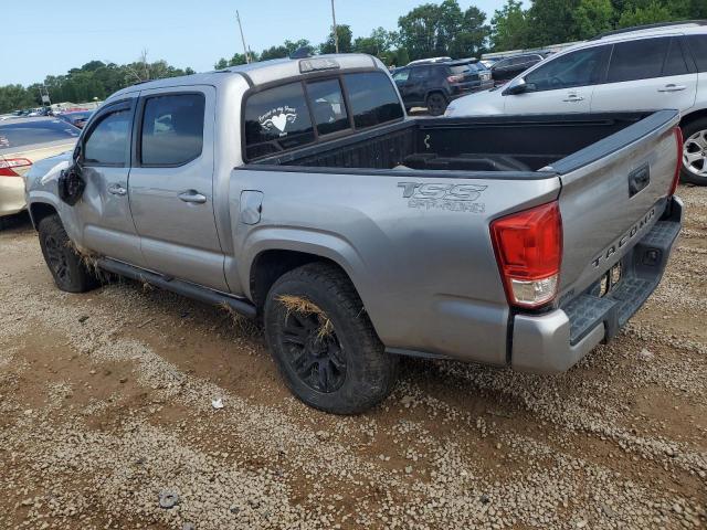 5TFAX5GN6KX165043 - 2019 TOYOTA TACOMA DOUBLE CAB Серебристый фото 2