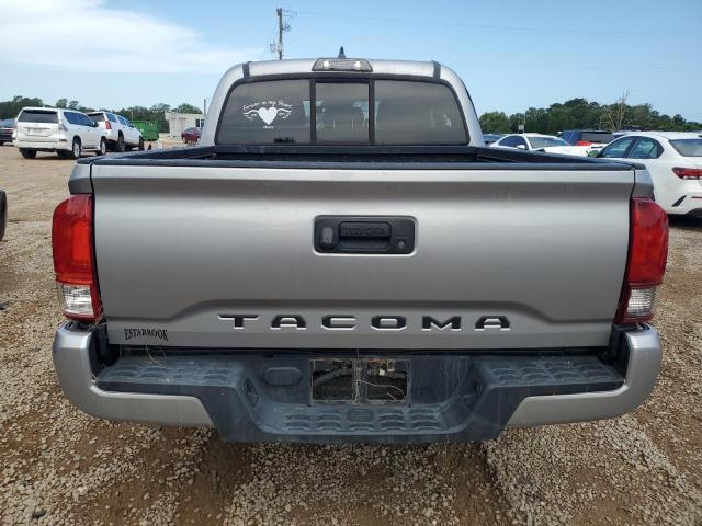5TFAX5GN6KX165043 - 2019 TOYOTA TACOMA DOUBLE CAB Серебристый фото 6