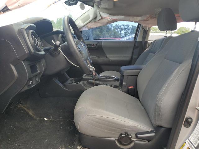 5TFAX5GN6KX165043 - 2019 TOYOTA TACOMA DOUBLE CAB Серебристый фото 7