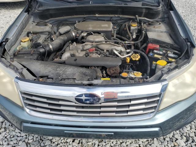 JF2SH6BC5AH902711 - 2010 SUBARU FORESTER XS GREEN photo 12